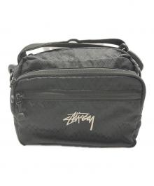 stussy（ステューシー）の古着「DIAMOND RIPSTOP SHOULDER BAG」｜ブラック