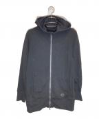 HARLEY-DAVIDSONハーレーダビッドソン）の古着「LongーLine Logo Hoodie」｜ブラック