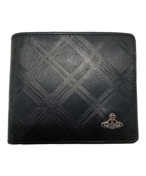 Vivienne Westwood（ヴィヴィアンウエストウッド）Vivienne Westwood (ヴィヴィアンウエストウッド) 2つ折り財布 ブラックの古着・服飾アイテム