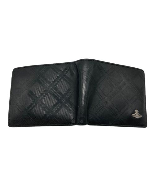 Vivienne Westwood（ヴィヴィアンウエストウッド）Vivienne Westwood (ヴィヴィアンウエストウッド) 2つ折り財布 ブラックの古着・服飾アイテム