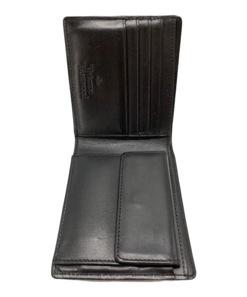 Vivienne Westwood（ヴィヴィアンウエストウッド）Vivienne Westwood (ヴィヴィアンウエストウッド) 2つ折り財布 ブラックの古着・服飾アイテム