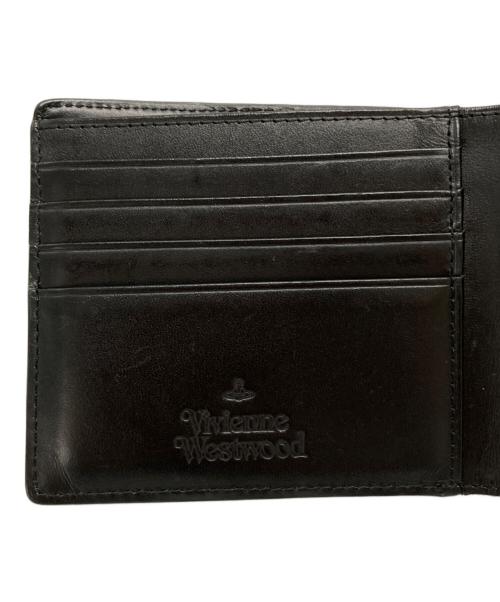 Vivienne Westwood（ヴィヴィアンウエストウッド）Vivienne Westwood (ヴィヴィアンウエストウッド) 2つ折り財布 ブラックの古着・服飾アイテム