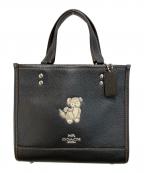 COACHコーチ）の古着「Dempsey Tote 22 With Happy Dog」｜ブラック