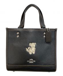 COACH（コーチ）の古着「Dempsey Tote 22 With Happy Dog」｜ブラック
