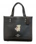COACH（コーチ）の古着「Dempsey Tote 22 With Happy Dog」｜ブラック