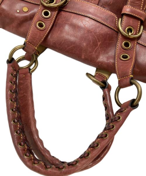 COACH（コーチ）COACH (コーチ) ソーホースタッズレザートートバッグ ワインレッド サイズ:-の古着・服飾アイテム