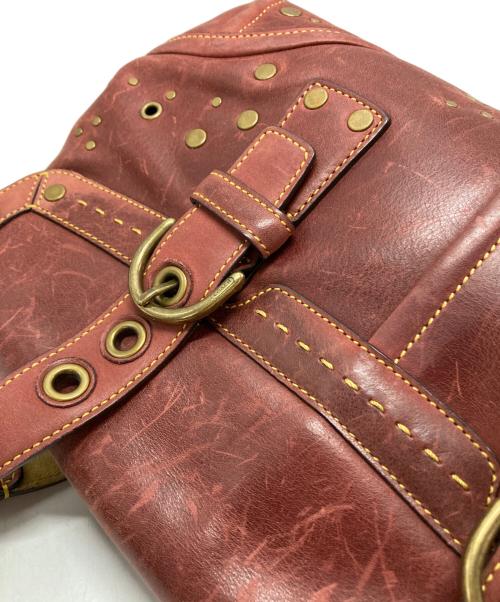 COACH（コーチ）COACH (コーチ) ソーホースタッズレザートートバッグ ワインレッド サイズ:-の古着・服飾アイテム