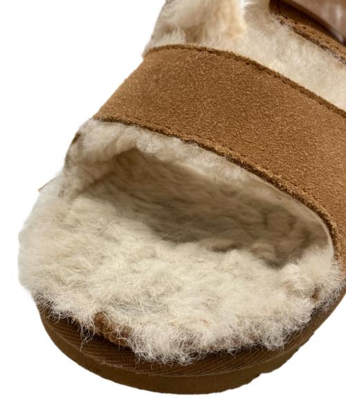UGG（アグ）UGG (アグ) Greenport Strap Slide ベージュ×ブラウン サイズ:SIZE 25cmの古着・服飾アイテム