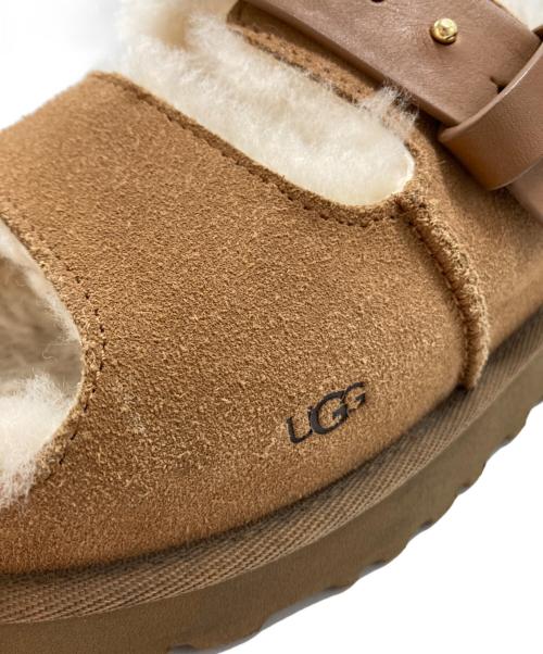 UGG（アグ）UGG (アグ) Greenport Strap Slide ベージュ×ブラウン サイズ:SIZE 25cmの古着・服飾アイテム