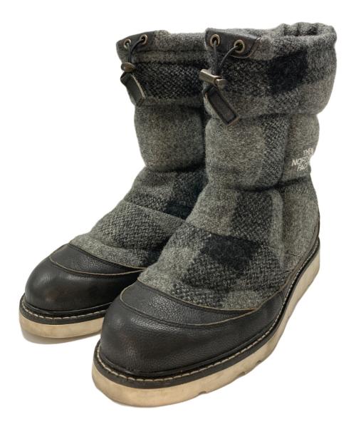 THE NORTH FACE（ザ ノース フェイス）THE NORTH FACE (ザ ノース フェイス) Harris Tweed (ハリスツイード) ウインターブーツ グレー サイズ:SIZE 27cmの古着・服飾アイテム