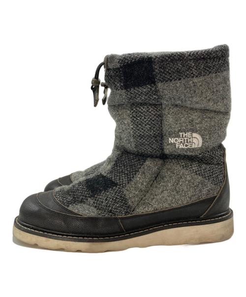 THE NORTH FACE（ザ ノース フェイス）THE NORTH FACE (ザ ノース フェイス) Harris Tweed (ハリスツイード) ウインターブーツ グレー サイズ:SIZE 27cmの古着・服飾アイテム