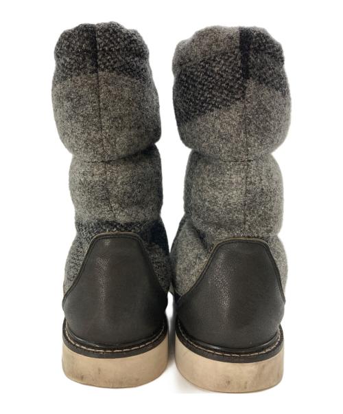 THE NORTH FACE（ザ ノース フェイス）THE NORTH FACE (ザ ノース フェイス) Harris Tweed (ハリスツイード) ウインターブーツ グレー サイズ:SIZE 27cmの古着・服飾アイテム