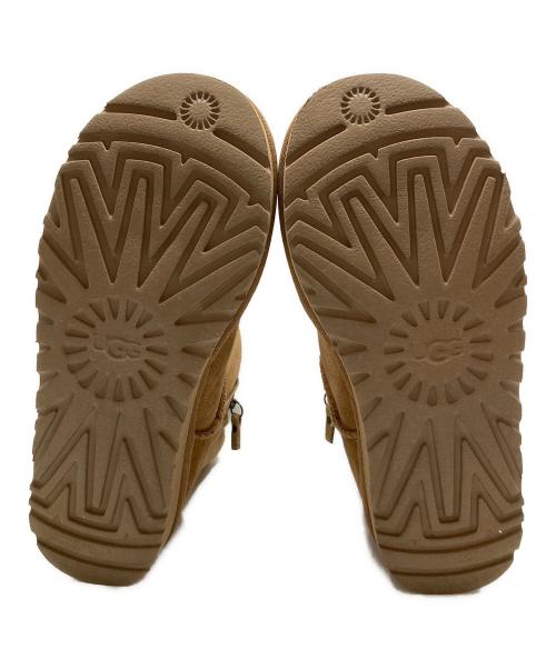 UGG（アグ）UGG (アグ) Classic Mini Double Zip ベージュ×ブラウン サイズ:SIZE 22cmの古着・服飾アイテム