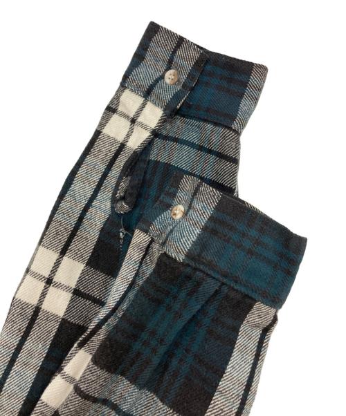 FIVE BROTHER（ファイブブラザー）FIVE BROTHER (ファイブブラザー) ネルシャツ グリーン サイズ:SIZE Lの古着・服飾アイテム