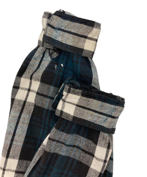 FIVE BROTHER（ファイブブラザー）FIVE BROTHER (ファイブブラザー) ネルシャツ グリーン サイズ:SIZE Lの古着・服飾アイテム