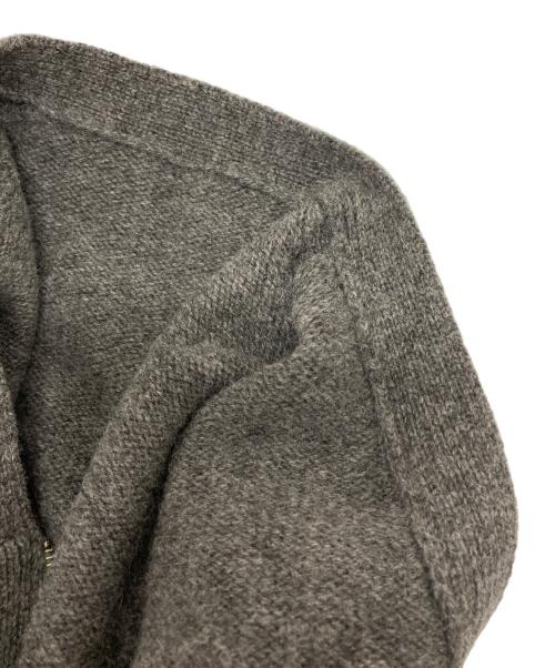 crepuscule（クレプスキュール）crepuscule (クレプスキュール) Whole Garment V/N Zip Cardigan グレー サイズ:SIZE 2の古着・服飾アイテム