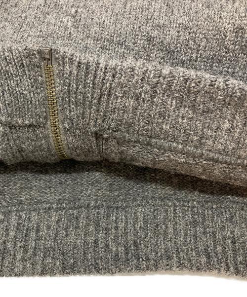 crepuscule（クレプスキュール）crepuscule (クレプスキュール) Whole Garment V/N Zip Cardigan グレー サイズ:SIZE 2の古着・服飾アイテム