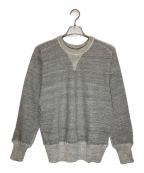 WAREHOUSEウエアハウス）の古着「FREEDOM SLEEVE SWEAT」｜グレー