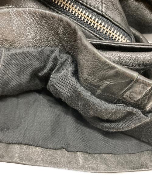 ALL SAINTS（オールセインツ）ALL SAINTS (オールセインツ) シープスキン ダブルライダースジャケット ブラック サイズ:SIZE Sの古着・服飾アイテム