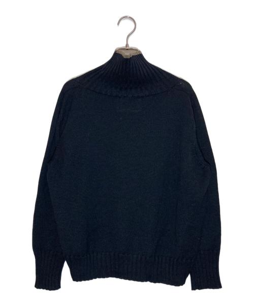 MHL（マーガレットハウエル）MHL (マーガレットハウエル) リネンウールロールネックニット ブラック サイズ:SIZE 2の古着・服飾アイテム