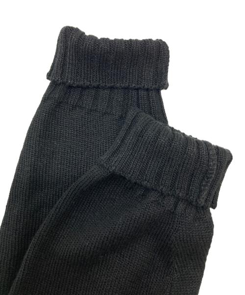 MHL（マーガレットハウエル）MHL (マーガレットハウエル) リネンウールロールネックニット ブラック サイズ:SIZE 2の古着・服飾アイテム