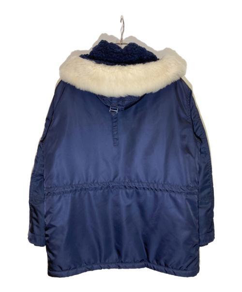 COACH（コーチ）COACH (コーチ) Schott (ショット) ミリタリーフーデッドジャケット ネイビー サイズ:SIZE Sの古着・服飾アイテム
