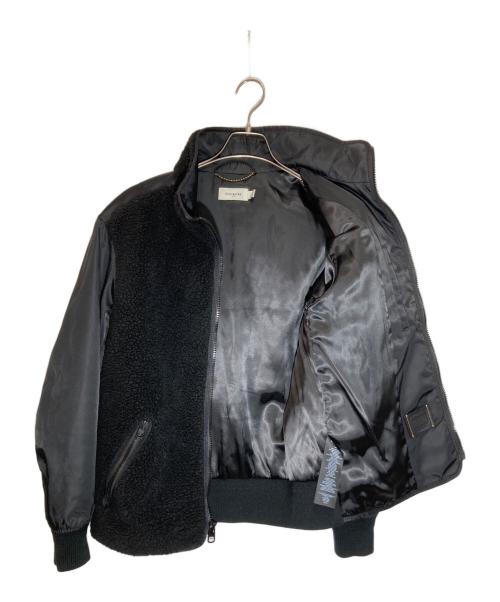 COACH（コーチ）COACH (コーチ) Fleece Ma-1 Jacket ブラック サイズ:SIZE 46の古着・服飾アイテム
