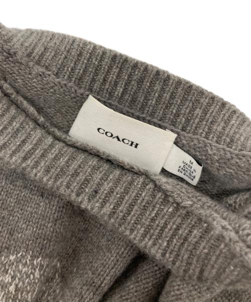 COACH（コーチ）COACH (コーチ) POPEYE セーター グレー サイズ:SIZE Mの古着・服飾アイテム