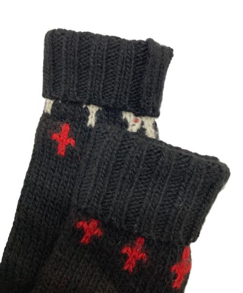 POLO RALPH LAUREN（ポロ・ラルフローレン）POLO RALPH LAUREN (ポロ・ラルフローレン) ノルディックセーター ブラック×レッド サイズ:SIZE XSの古着・服飾アイテム