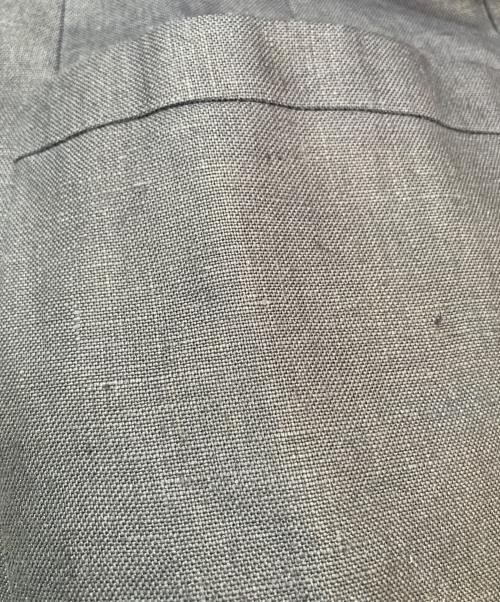CHANEL（シャネル）CHANEL (シャネル) 金釦リネンテーラードジャケット ネイビー サイズ:SIZE 34の古着・服飾アイテム