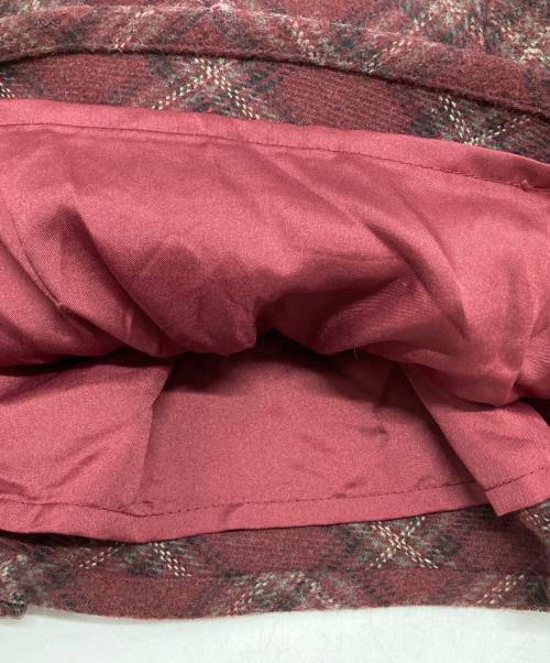 darich（ダーリッチ）Darich (ダーリッチ) タータンチェックノースリミニワンピース ボルドー サイズ:SIZE Freeの古着・服飾アイテム