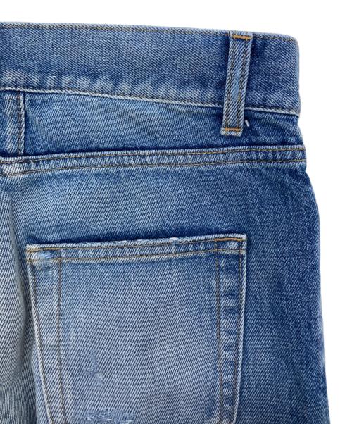 Saint Laurent Paris（サンローランパリ）Saint Laurent Paris (サンローランパリ) ダメージ・リペア加工スキニーデニムパンツ インディゴ サイズ:SIZE 28の古着・服飾アイテム