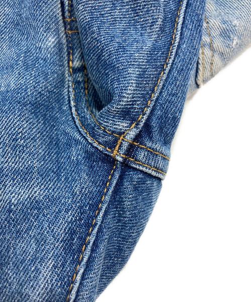 Saint Laurent Paris（サンローランパリ）Saint Laurent Paris (サンローランパリ) ダメージ・リペア加工スキニーデニムパンツ インディゴ サイズ:SIZE 28の古着・服飾アイテム