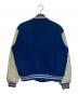 BUTWIN (バトウィン) 袖レザースタジャン ネイビー×ベージュ サイズ:SIZE 42：10000円