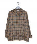 Burberry'sバーバリーズ）の古着「ノバチェックウールシャツ」｜ベージュ