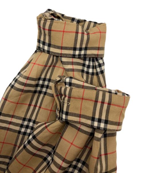 Burberry's（バーバリーズ）Burberry's (バーバリーズ) ノバチェックウールシャツ ベージュ サイズ:SIZE 13の古着・服飾アイテム