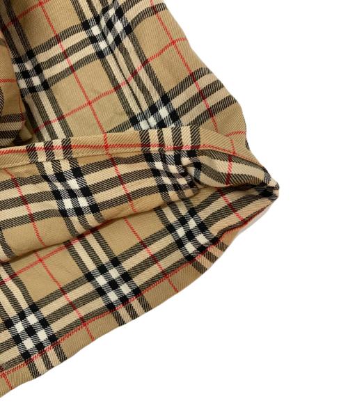 Burberry's（バーバリーズ）Burberry's (バーバリーズ) ノバチェックウールシャツ ベージュ サイズ:SIZE 13の古着・服飾アイテム