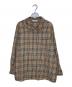Burberry's（バーバリーズ）の古着「ノバチェックウールシャツ」｜ベージュ