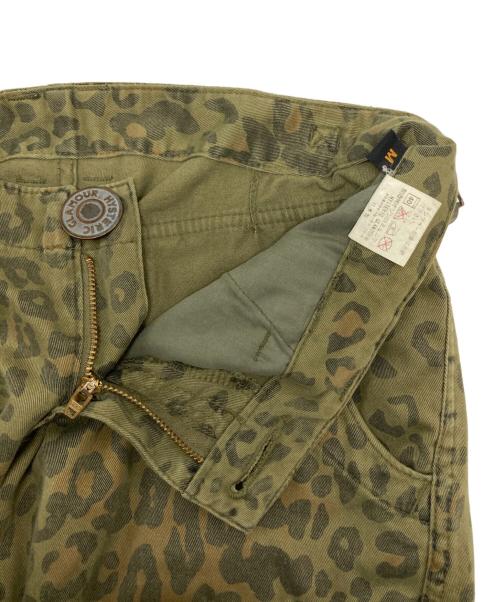 Hysteric Glamour（ヒステリックグラマー）Hysteric Glamour (ヒステリックグラマー) レオパードフレアカーゴパンツ オリーブ サイズ:Ⅿの古着・服飾アイテム