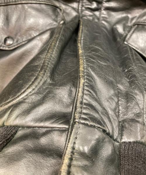 Schott（ショット）Schott (ショット) G-1フライトジャケット ブラック サイズ:SIZE M (38)の古着・服飾アイテム