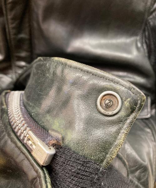 Schott（ショット）Schott (ショット) G-1フライトジャケット ブラック サイズ:SIZE M (38)の古着・服飾アイテム
