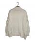 BLUE LABEL CRESTBRIDGE (ブルーレーベルクレストブリッジ) アリンメトリーケーブルニット ホワイト サイズ:SIZE M (38)：5000円