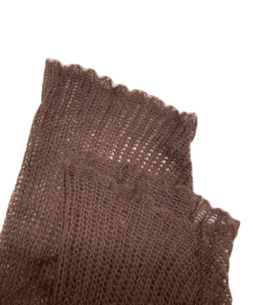 SandWaterr（サンドウォーター）SANDWATERR (サンドウォーター) RESEARCHED BOAT NECK SWEATER ブラウン サイズ:SIZE 2の古着・服飾アイテム