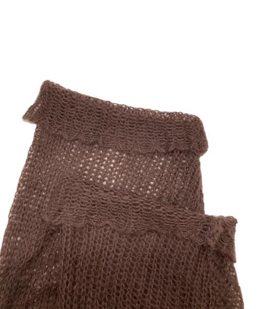 SandWaterr（サンドウォーター）SANDWATERR (サンドウォーター) RESEARCHED BOAT NECK SWEATER ブラウン サイズ:SIZE 2の古着・服飾アイテム