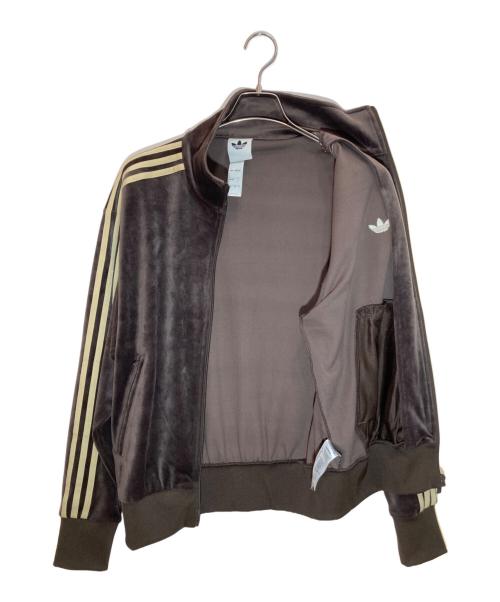 adidas Originals（アディダスオリジナル）adidas originals (アディダスオリジナル) FIREBIRD VELOUR TRACK TOP ブラウン サイズ:Sの古着・服飾アイテム