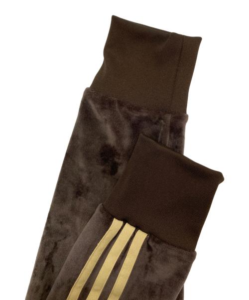 adidas Originals（アディダスオリジナル）adidas originals (アディダスオリジナル) FIREBIRD VELOUR TRACK TOP ブラウン サイズ:Sの古着・服飾アイテム