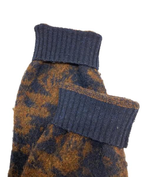 PENDLETON（ペンドルトン）PENDLETON (ペンドルトン) ニットカーディガン ネイビー×ブラウン サイズ:SIZE Mの古着・服飾アイテム