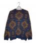 PENDLETON (ペンドルトン) ニットカーディガン ネイビー×ブラウン サイズ:SIZE M：6000円