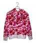A BATHING APE (アベイシングエイプ) ABC CAMO COLLEGE PULLOVER HOODIE ピンク サイズ:SIZE M：12000円