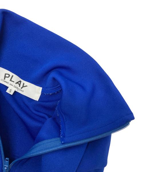PLAY COMME des GARCONS（プレイコムデギャルソン）PLAY COMME des GARCONS (プレイコムデギャルソン) ハートワッペントラックジャケット ブルー サイズ:Sの古着・服飾アイテム
